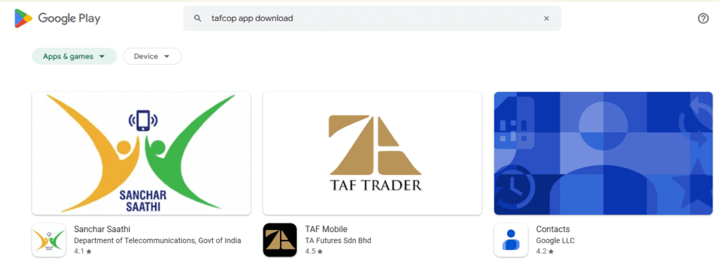 TAFCOP App 2025