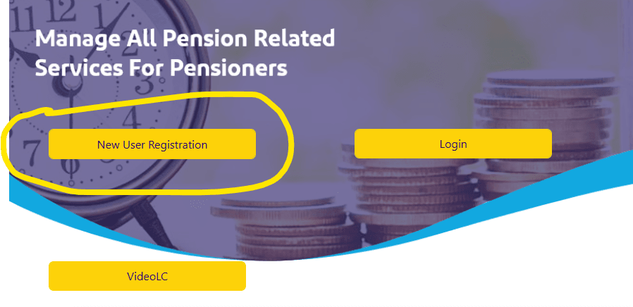 New Registration" के विकल्प पर क्लिक करें